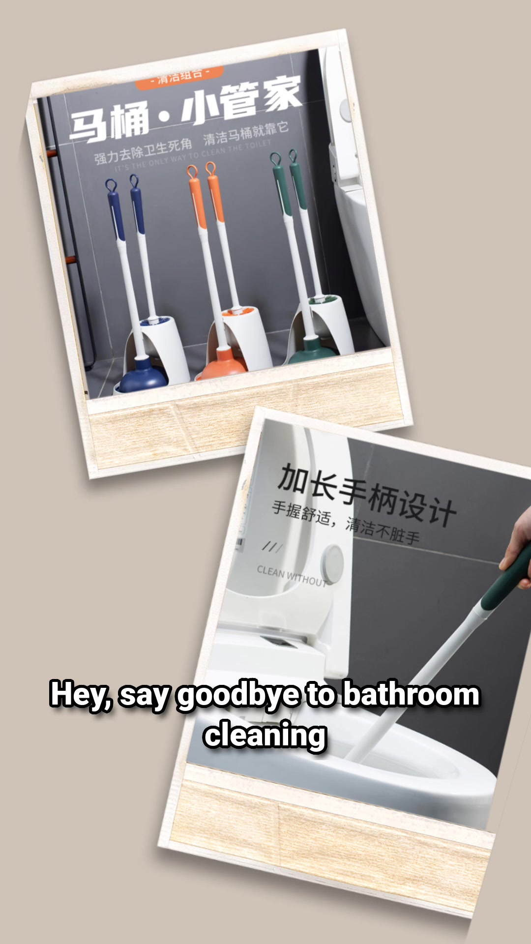Shunmei Toilet Brush with suction and Unblocking Combination is a must-have for cleaning every corner of the bathroom. It is a household plastic unblocking water pull brush
